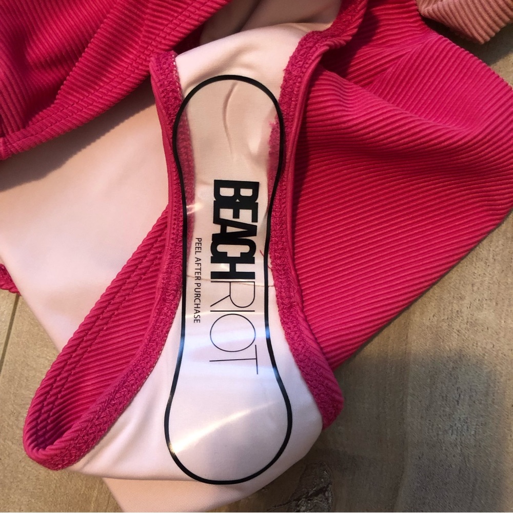 NEW Beach Riot Rouge Colorblock Carlie One Piece - Picture 5 of 5